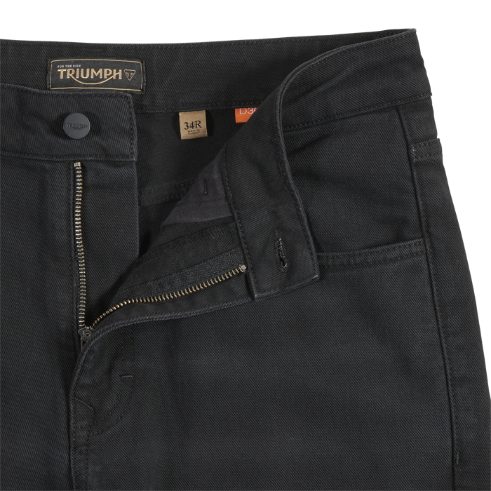 Hopper Dark Wash Jean Black | Motorcycle Clothing