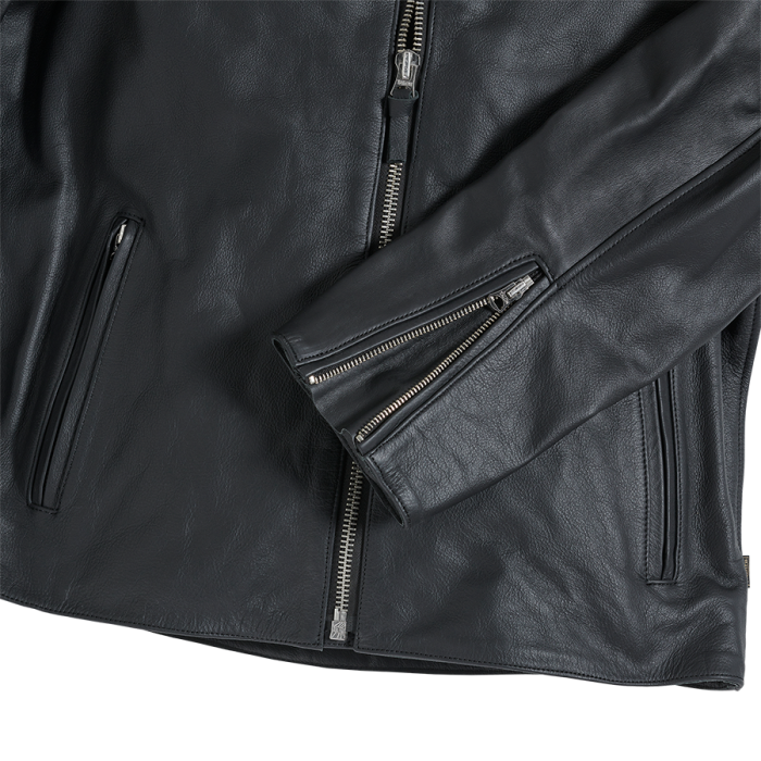 Challenger Leather Jacket in Black | Triumph Heritage