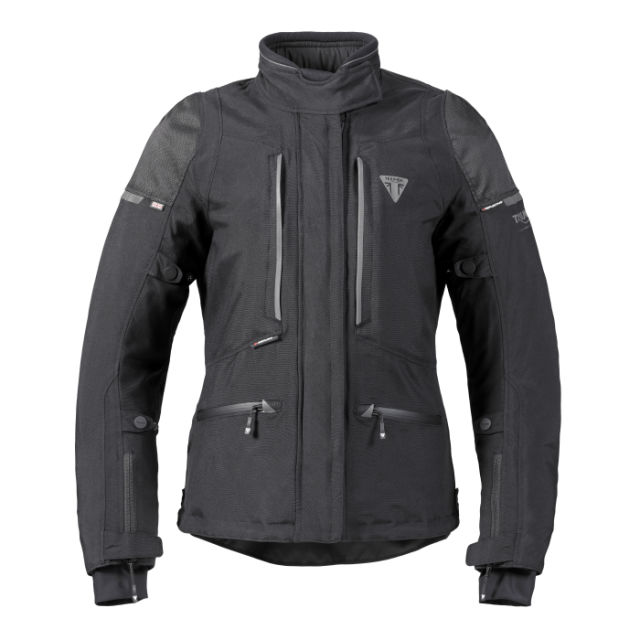 TRIUMPH ブラック シングルライダースジャケットXSサイズ　Ladies Woman's Braddan Wax Black Jacket | Motorcycle Clothing
