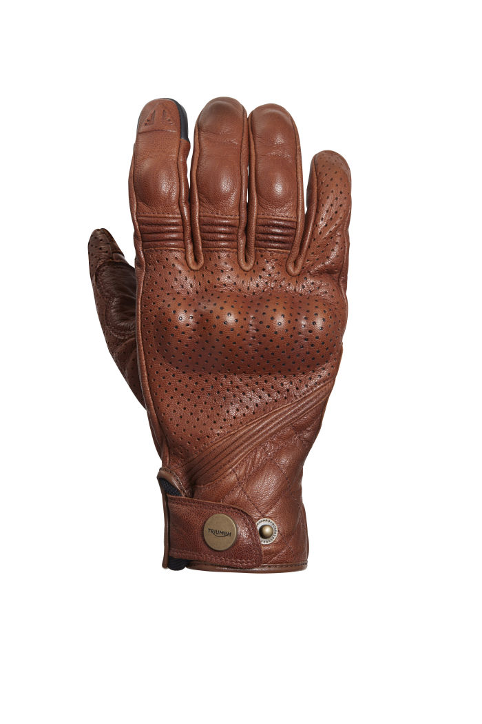 TRIUMPH : NEWTON GLOVES グローブ　sizeL Triumph Newton Leather Motorcycle Gloves Brown MGVS20120 | eBay