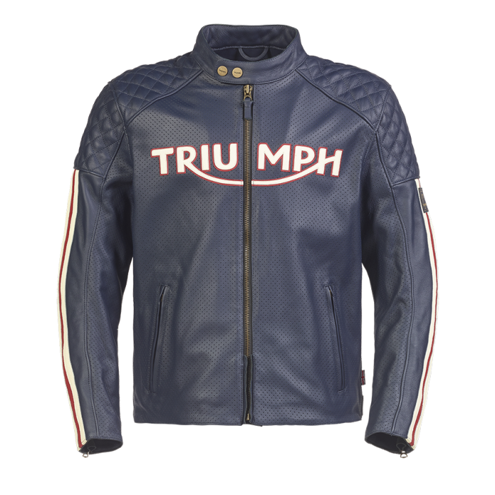Triumph Braddan Air Race Jacket Blue MLES2332 | eBay
