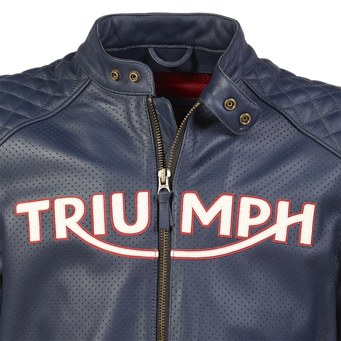 Triumph Braddan Air Race Jacket Blue MLES2332 | eBay