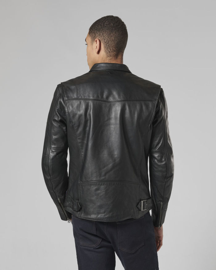 Triumph Vance Leather Motorcycle Jacket MLHS20110 | eBay