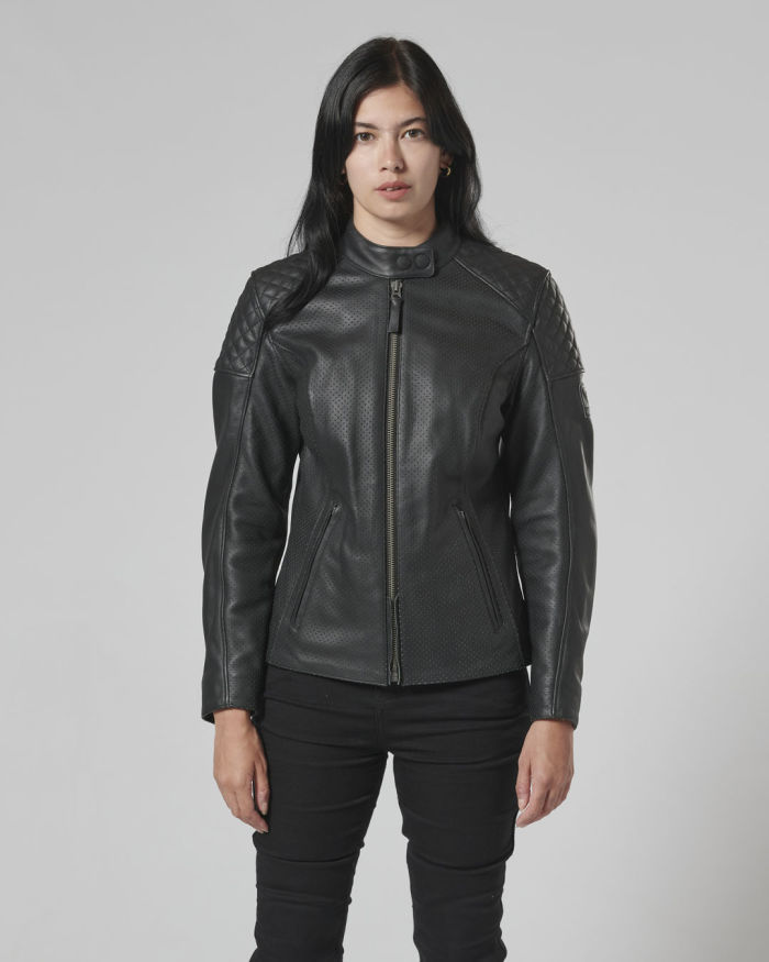 Triumph Braddan Womens Air Race Jacket Black MLES22107 | eBay