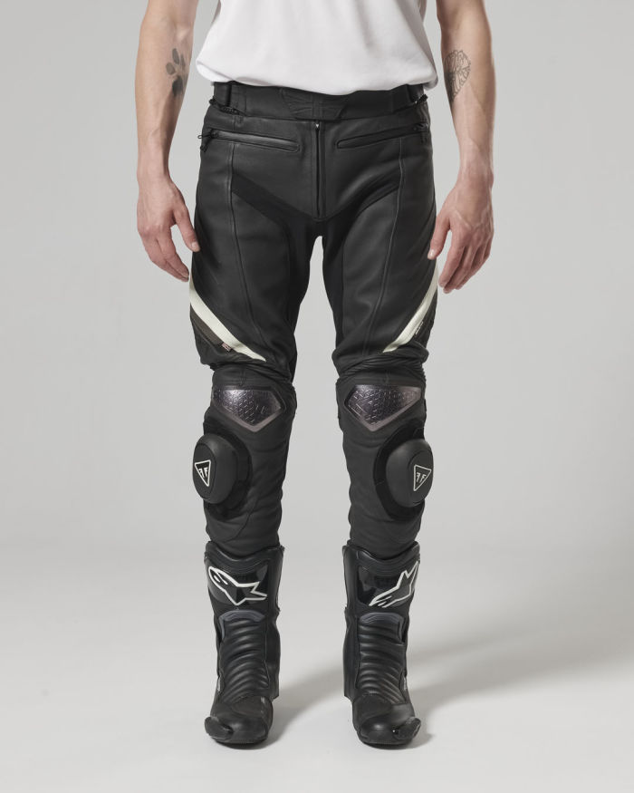 TRIUMPH レザーパンツ Riderwear Triumph Riding Pants Triumph Triple Unisex Leather