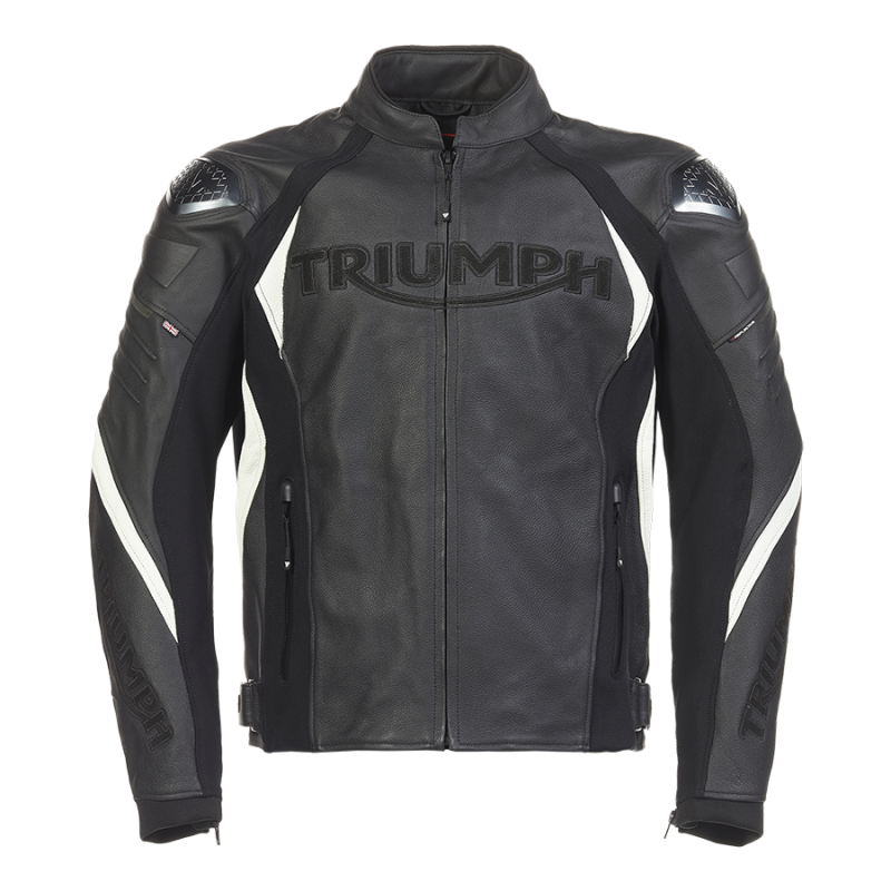 Triple Black Leather Jacket Motorcycle Clothing