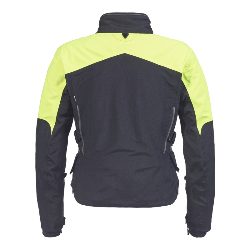 Tourer Bright Black & Fluoro Jacket | Motorcycle Clothing