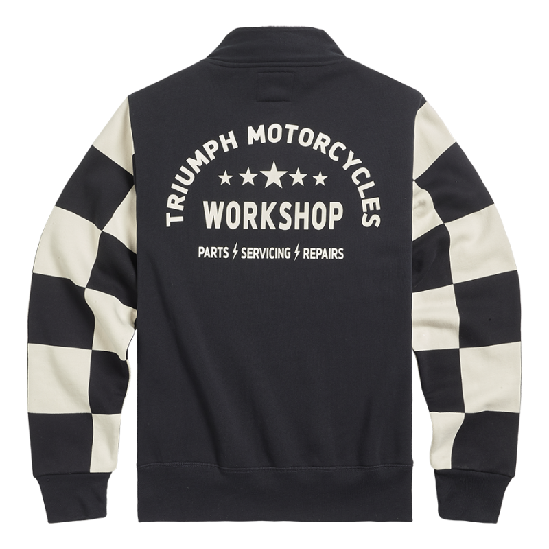 Prewitt Quarter Zip Sweat Cotton Triumph Motorcycles Clothing