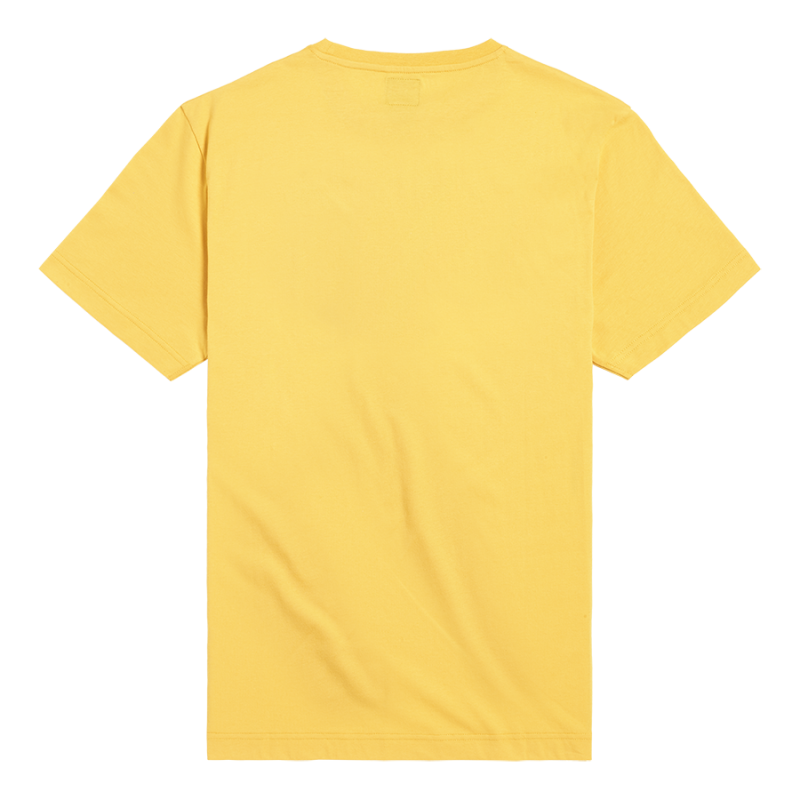 Plain yellow shirt back clearance