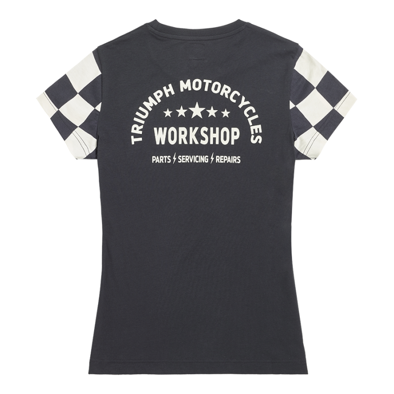 Checkerboard t shirt womens sales