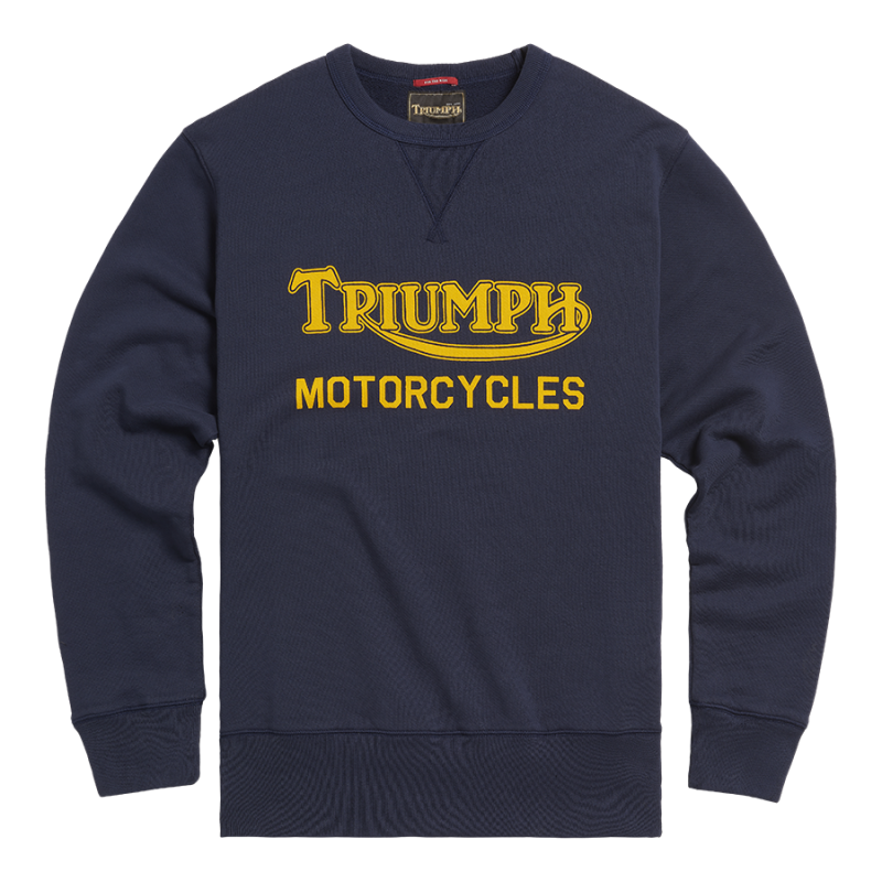 Radial Crew Sweatshirt in Indigo | Triumph Heritage
