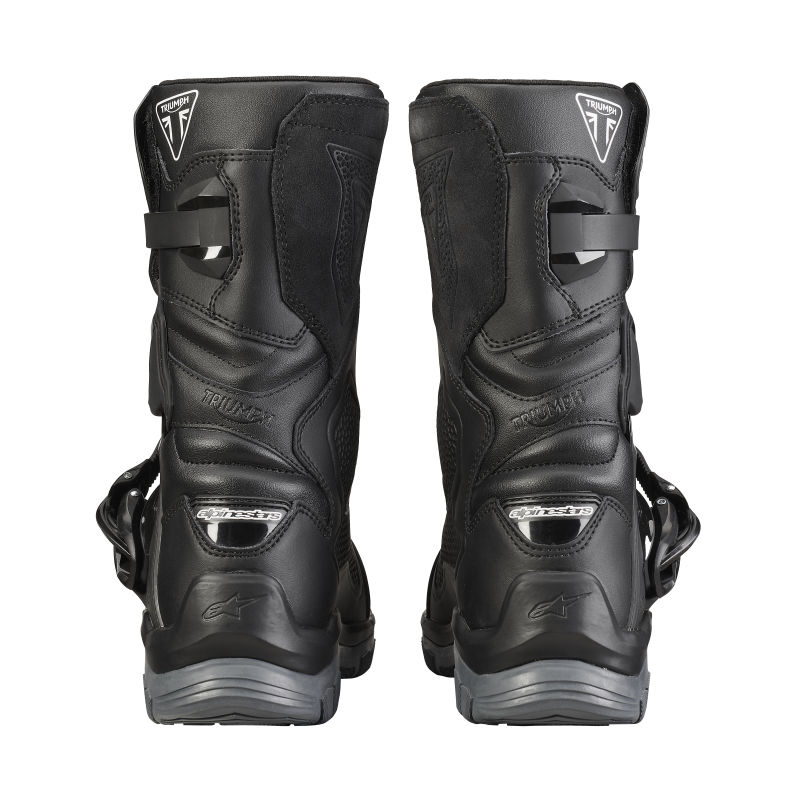 Men s Leather Waterproof Motorcycle Boots Black Size 42 Triumph Motorcycles Clothing