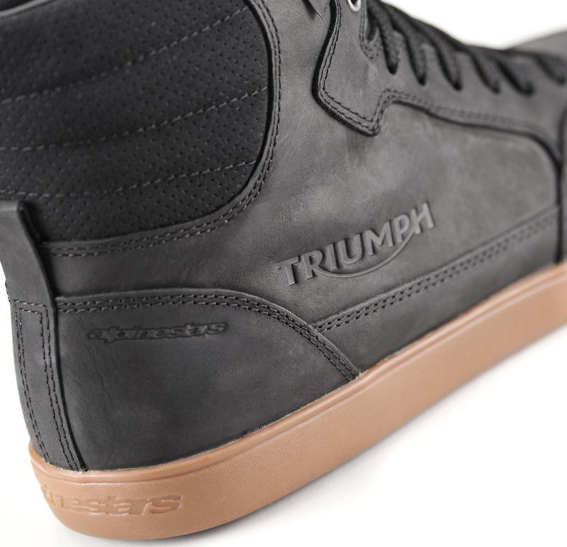 Triumph x Alpinestars J 6 Waterproof Riding Shoe Leather Triumph Motorcycles Clothing