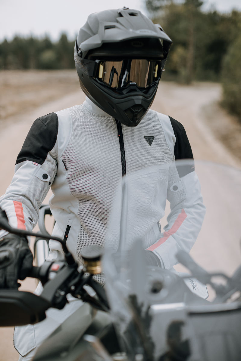 Cranbourne Mesh Jacke in Schwarz Motorradbekleidung