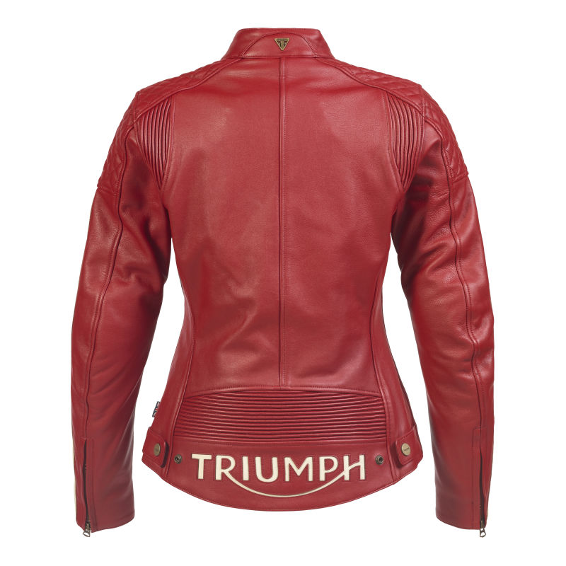 Braddan Womens Sport Jacket Leather Triumph Motorcycles Clothing