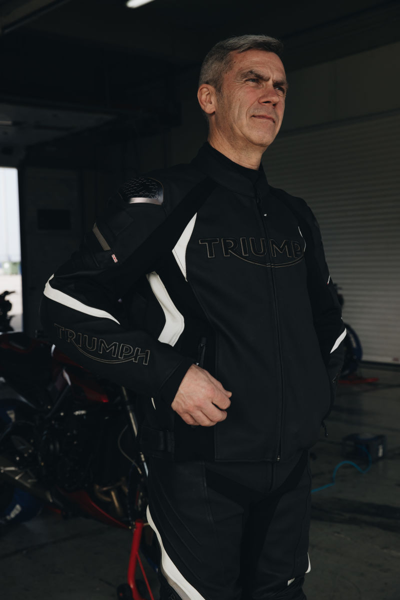 Triple Black Leather Jacket | Motorcycle Clothing