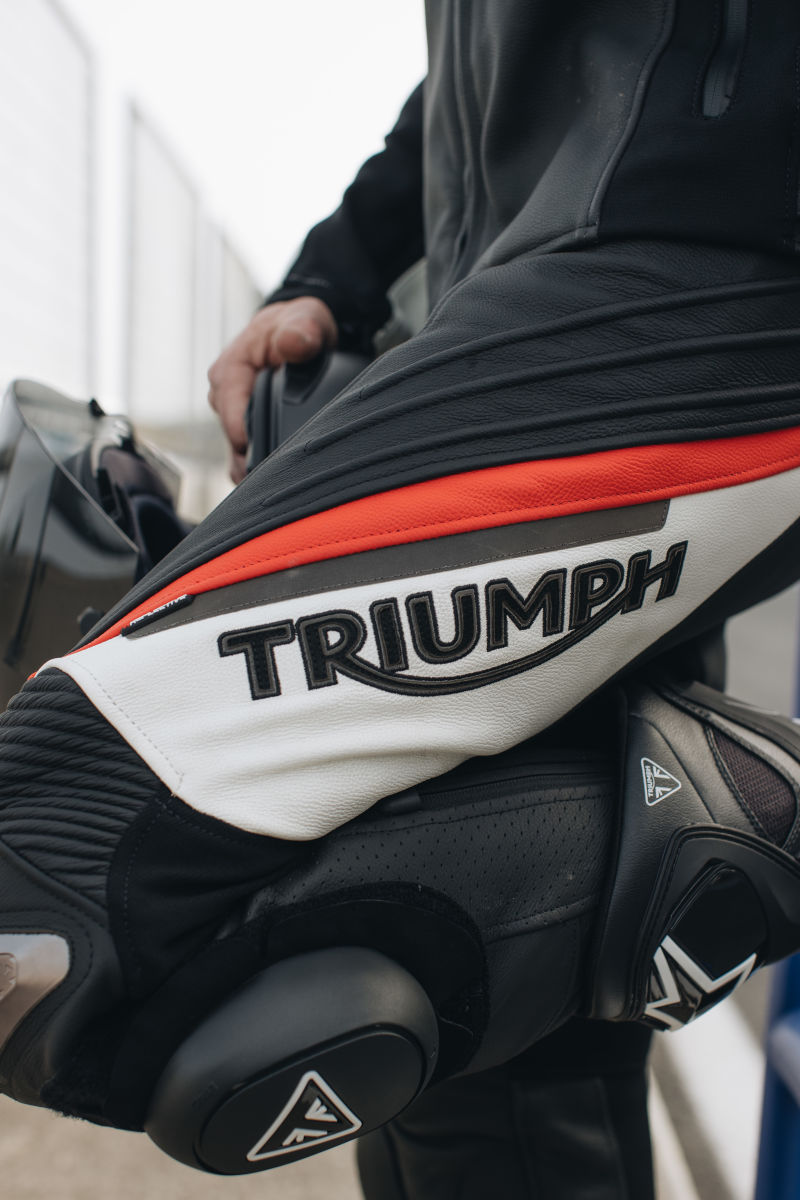 Triple Sports Unisex Black White Riding Pants Motorcycle Clothing