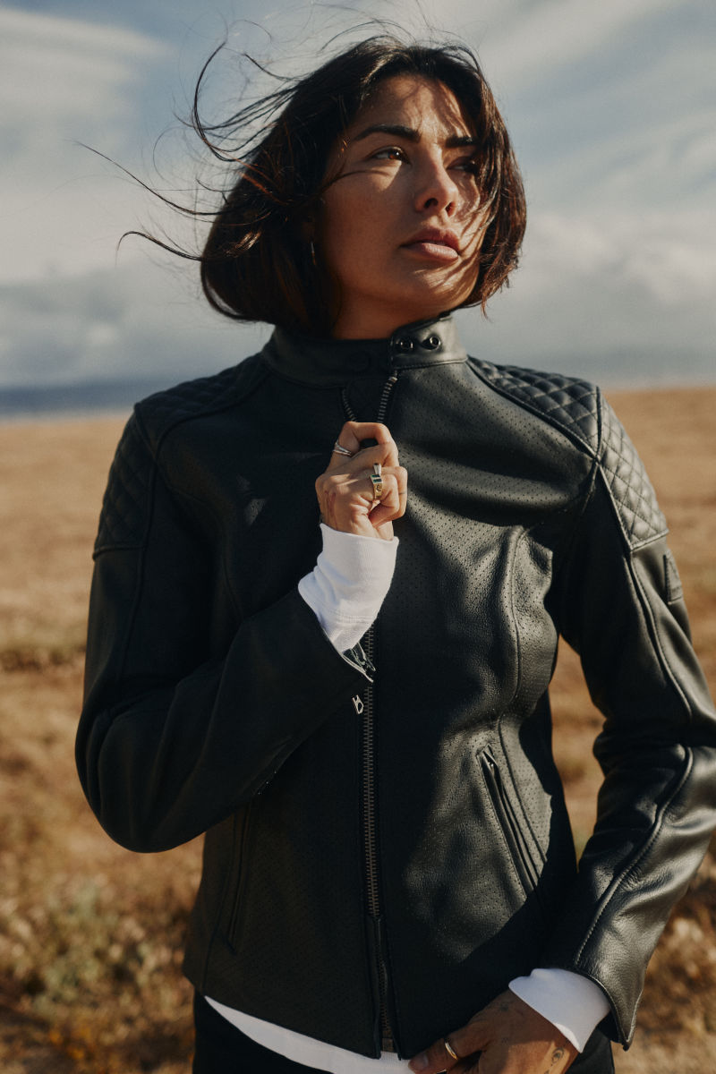 Triumph Braddan Triumph Wykin Leather Jacket Motorcycle Jacket