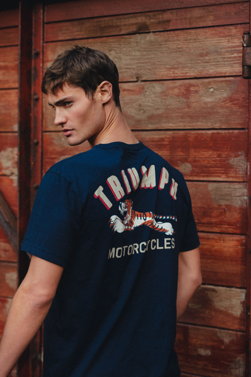 Super Sport Graphic Tee Cotton Triumph Motorcycles Clothing
