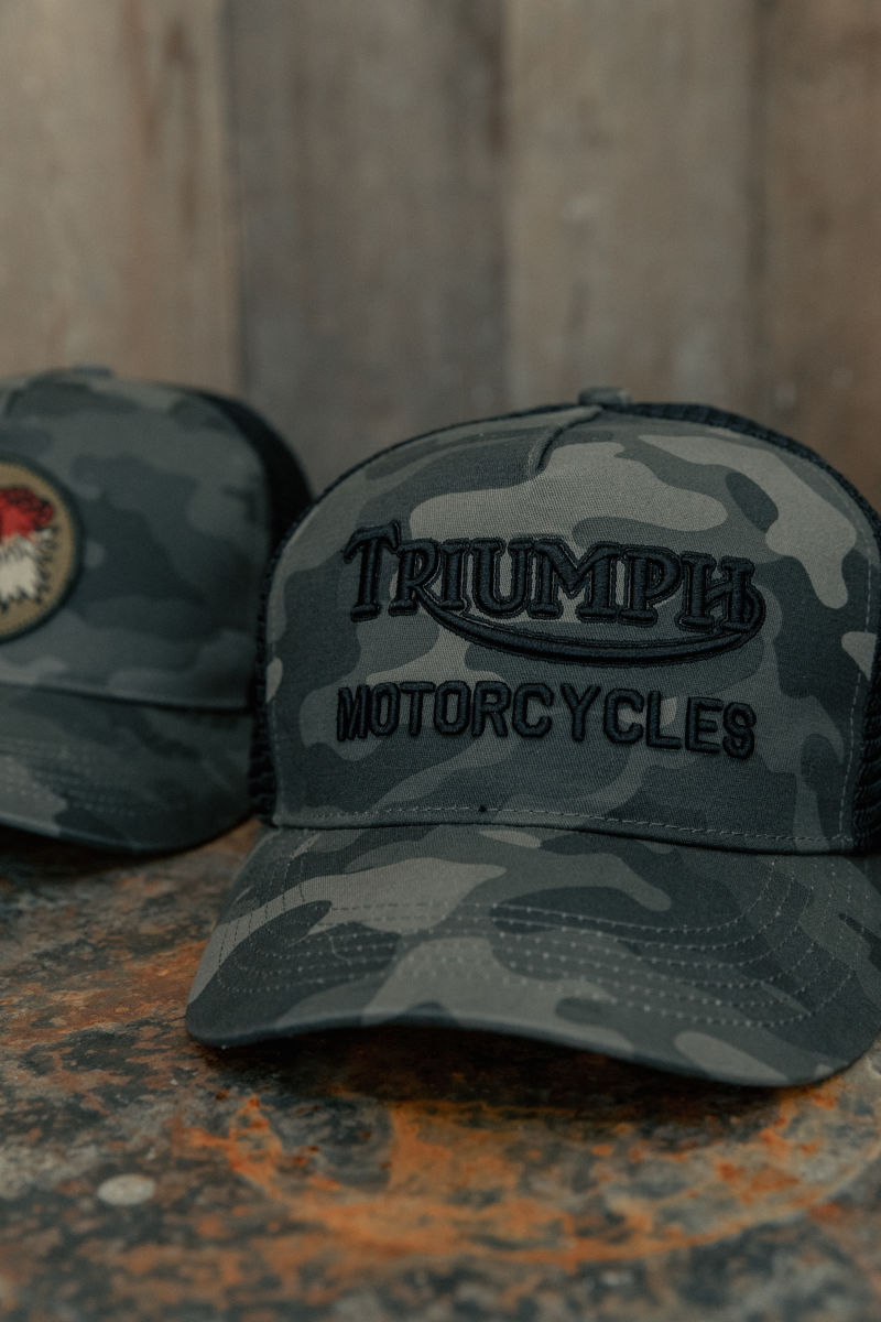 Triumph motorcycle caps hotsell