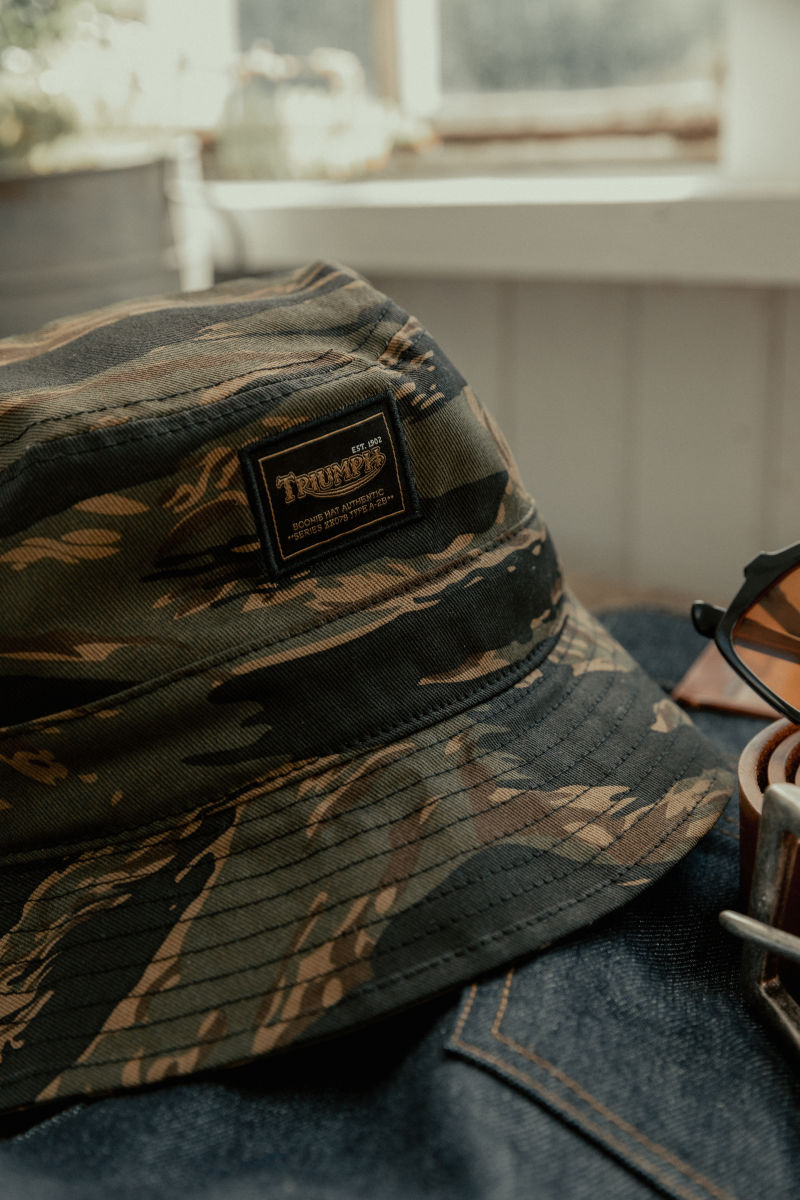 Kapok Bucket Hat Cotton Triumph Motorcycles Clothing