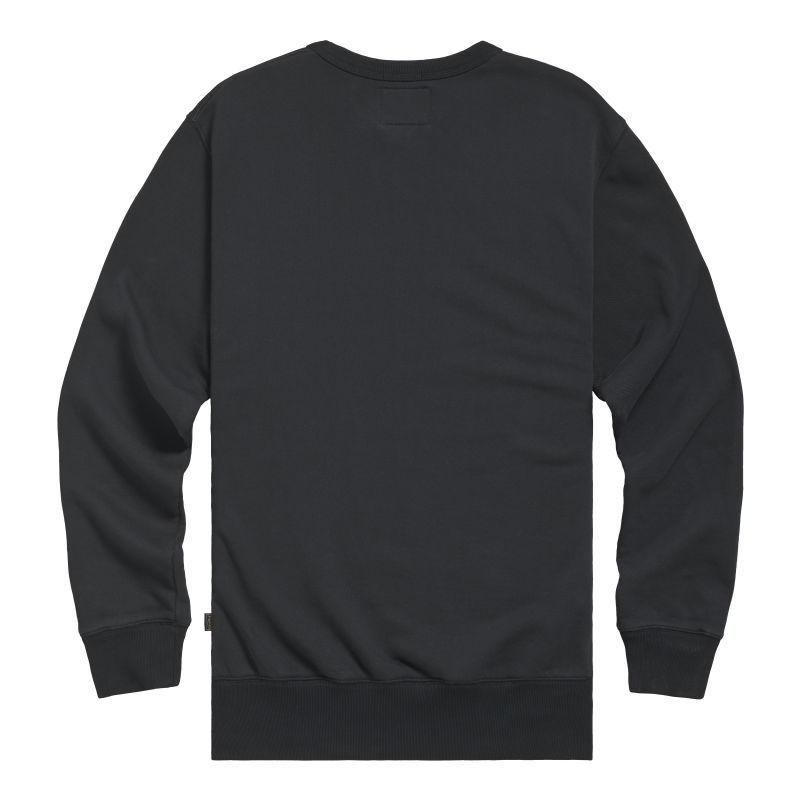 Black crew neck sweater outlet