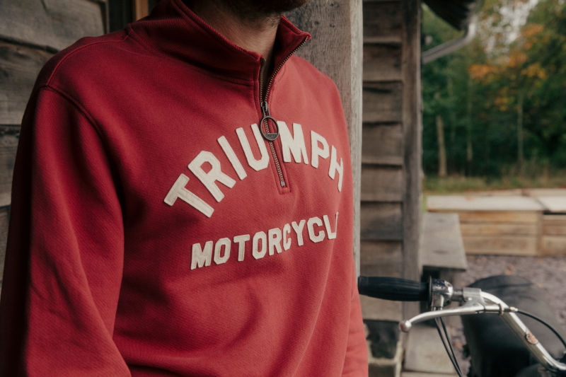 Triumph motorcycle sweatshirt on sale