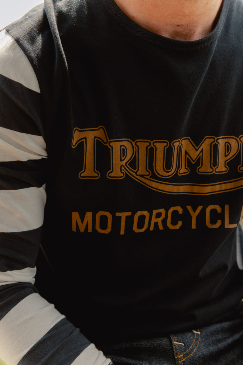 Triumph long sleeve t shirt 2025