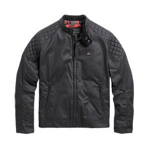 Kirk Waxed Cotton Biker Jacket