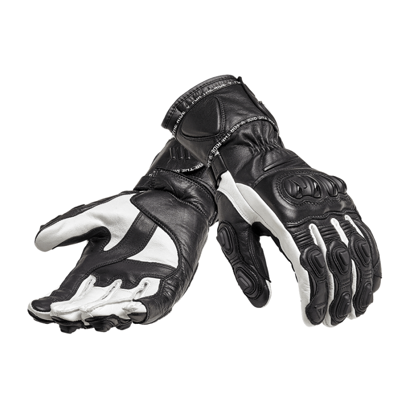 Triple Leather Motorcycle Gloves
