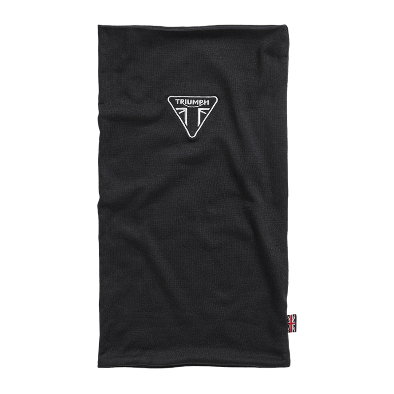 Grip Badge Logo Black Neck Tube | Motorcycle Clothing