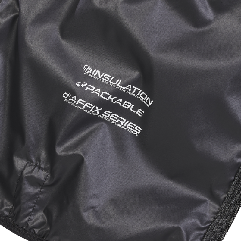 Packable Windshell Black Jacket | Motorcycle Clothing