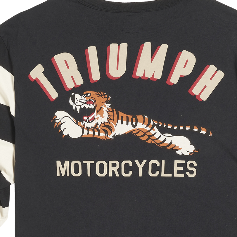 gestreiftes Tiger Lifestyle | Langarmshirt Triumph Supertrack