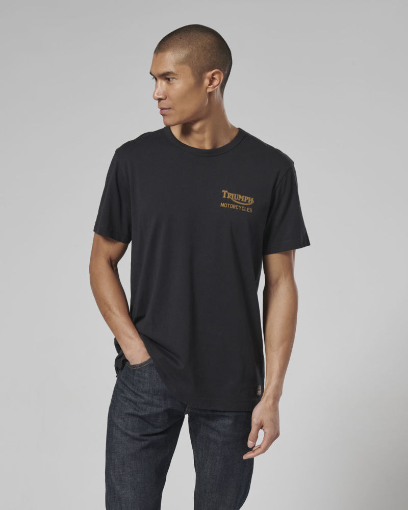 Adcote T-Shirt mit Rückenprint