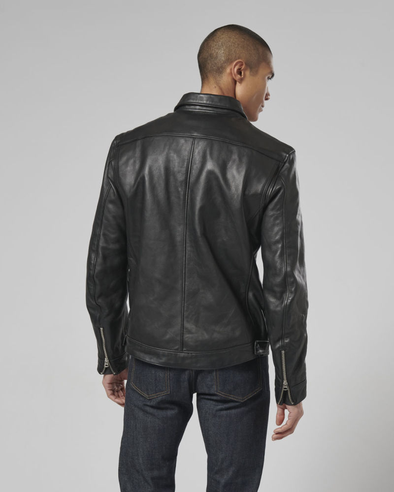 Deacon Classic D Pocket Leather Jacket