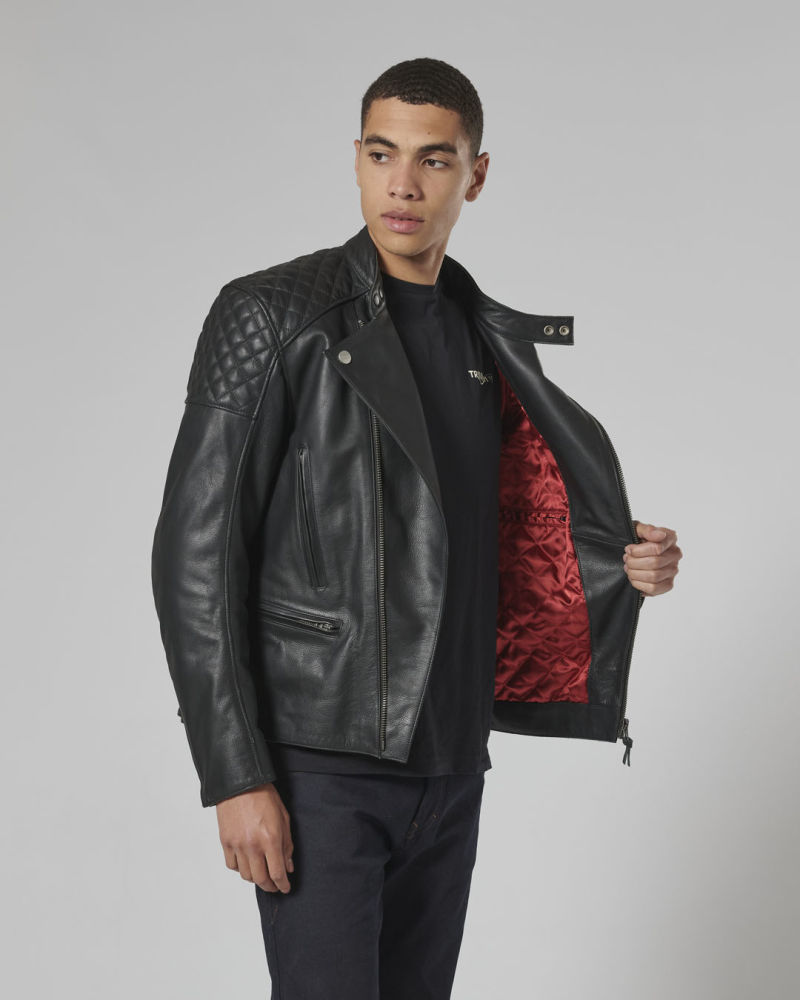 Braddan Asymmetric Leather Jacket