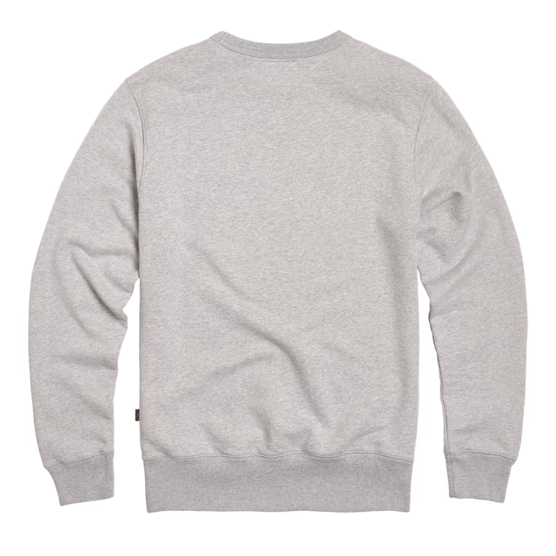 Radial Crew Sweatshirt in Grey Marl | Triumph Heritage
