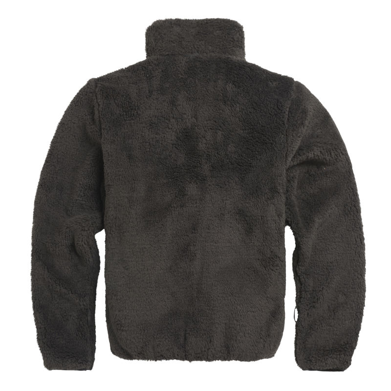 Superwarm Mid-Layer aus hochflorigem Fleece in Schwarz