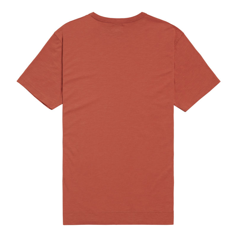 Barwell Printed Logo T shirt In Rust Triumph Heritage barwell-printed-logo-t-shirt-in-rust-triumph-heritage