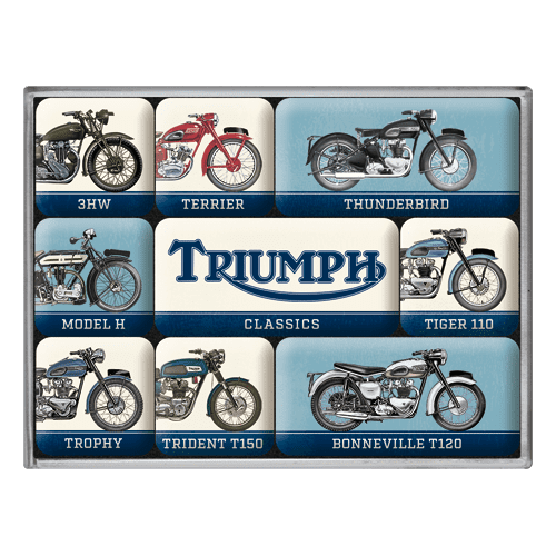 Triumph – Model Chart - Magnet Set