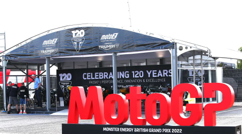 Triumph 120th anniversary at Silverstone