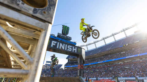 Jordan Smith at AMA Super Motocross Denver
