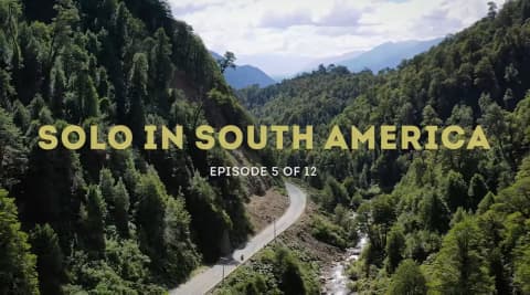 Hanna C. adventure across south America on Scrambler 900