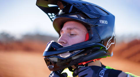 Triumph Racing riders in the FIM MX2 Motocross World Championship and US-based SuperMotocross series will compete with maximum protection in 2024 with helmets