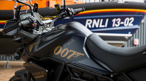 Triumph Tiger 900 Bond Edition with RNLI