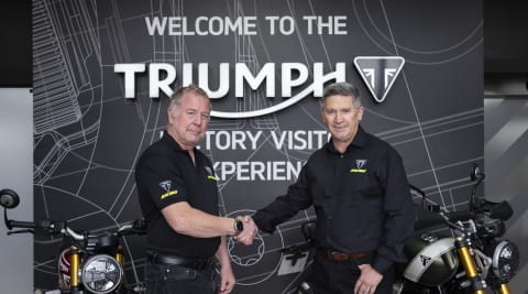 Triumph partners with Macadam Racing