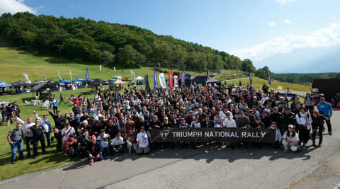 TRIUMPH NATIONAL RALLY 2024の様子