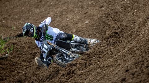 Mikkel Harrup Monster Energy Triumph rider at MXGP of France
