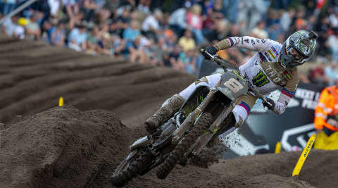 Fighting Fourth for Camden Mclellan at MXGP of the Netherlands