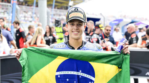 Diogo Moreira makes history as the first Brazilian Moto2™ Winner